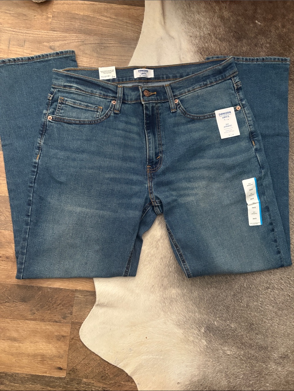 Denizen from Levi's 231 Athletic Super Flex 34x32 nwt